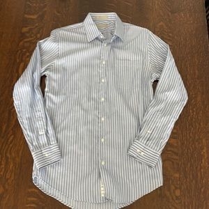 Nordstrom Blue/Brown Striped Shirt